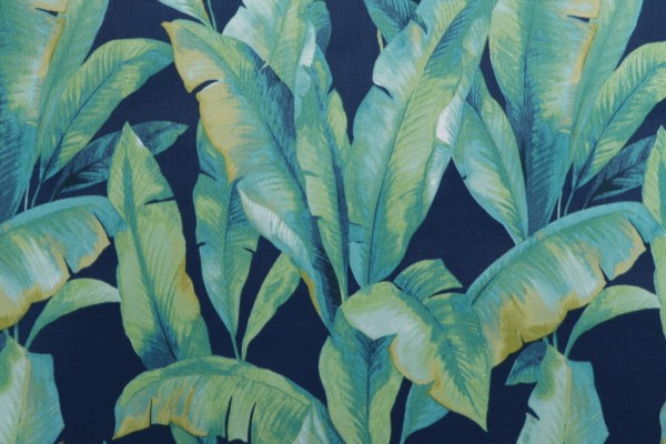 Sample of Richloom Mekko Printed Polyester Outdoor Fabric in Lagoon 
