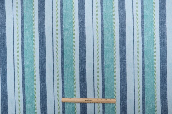 Sample of Richloom Weekender Printed Polyester Outdoor Fabric in Lagoon 