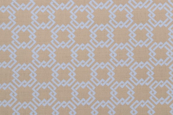 Scalamandre Oski Printed Linen Drapery Fabric in Cornflower