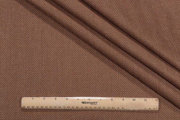 Thibaut Genoa Herringbone W74520 Woven Upholstery Fabric in Coffee