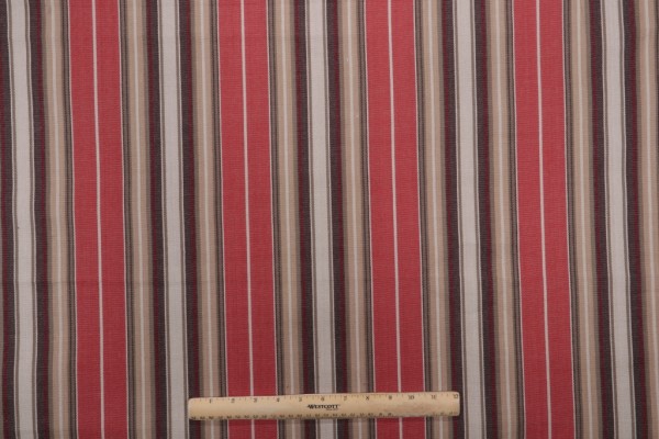 Sample of Roth & Tompkins Belmont Woven Decorator Fabric in Barn Red 