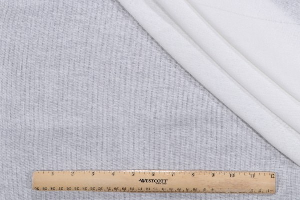 Western Textiles Summerdale Sheer Woven Drapery Fabric in Cloud