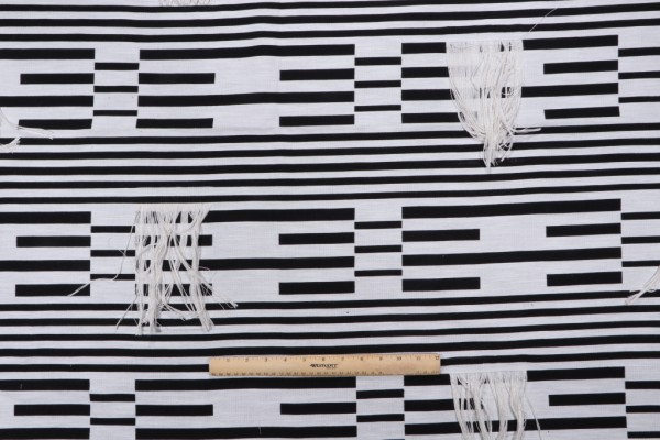 P Kaufmann Loose Ends Woven Decorator Fabric in Domino