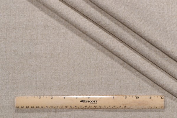 Crypton Heather High Performance Woven Upholstery Fabric in Flax