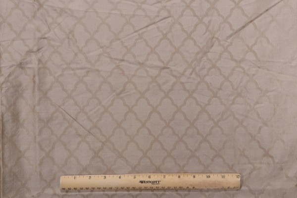 Grey Watkins Bangalore Silk Decorator Fabric in Mushroom for Scalamandre