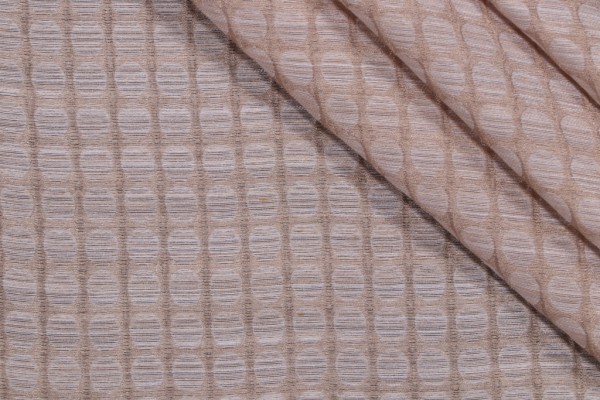 Old World Weavers Orb Sheer Drapery Fabric in Dune for Scalamandre