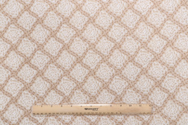 Click for 2.38 Yards Fonthill Beckford Printed Cotton Drapery Fabric in Beige for Scalamandre Fonthill Beckford Printed Cotton Drapery Fabric in Beige for Scalamandre