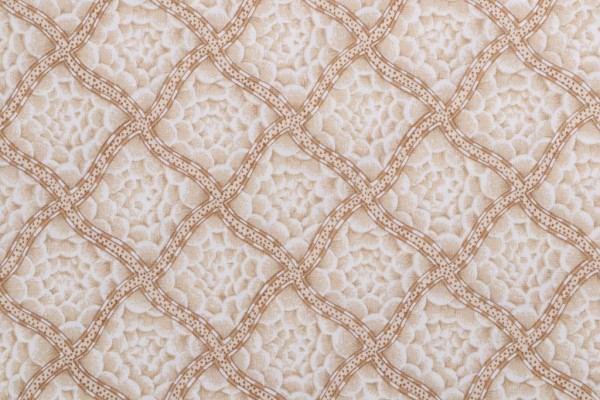 Click for 2.38 Yards Fonthill Beckford Printed Cotton Drapery Fabric in Beige for Scalamandre Fonthill Beckford Printed Cotton Drapery Fabric in Beige for Scalamandre