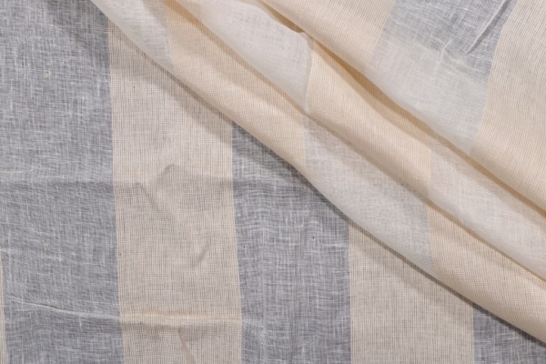 Fonthill Saranac Sheer Drapery Fabric in Beige/Natural for Scalamandre