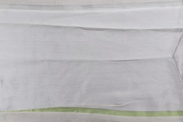 Roger Oates Fabrics Semi-Sheer Silk Drapery Fabric in Jade for Scalamandre