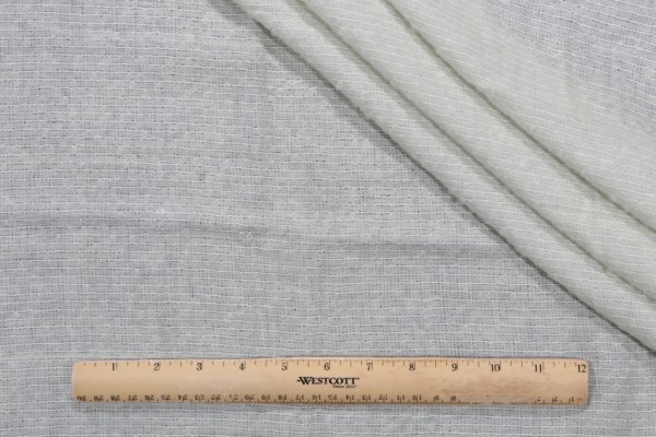 Old World Weavers Chillingham Sheer Drapery Fabric in Aqua for Scalamandre