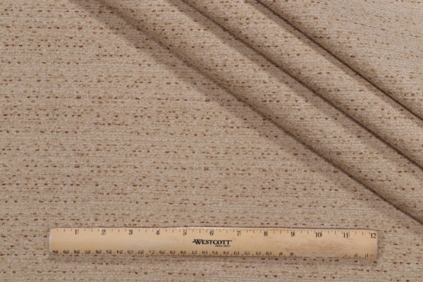 Crypton Dalmatian High Performance Woven Chenille Upholstery Fabric in Custard