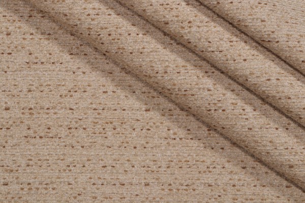 Crypton Dalmatian High Performance Woven Chenille Upholstery Fabric in Custard