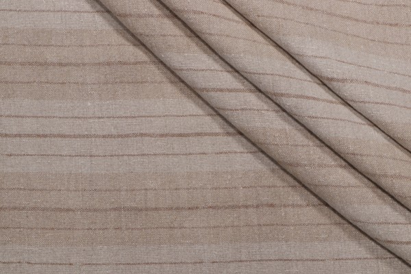 Hope Stripe Woven Decorator Fabric in Dune