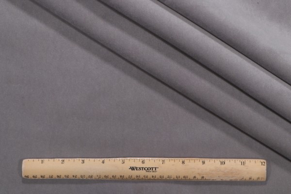Banks Velvet Upholstery Fabric in Smoke
