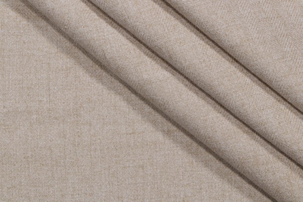 Crypton Heather High Performance Woven Upholstery Fabric in Flax