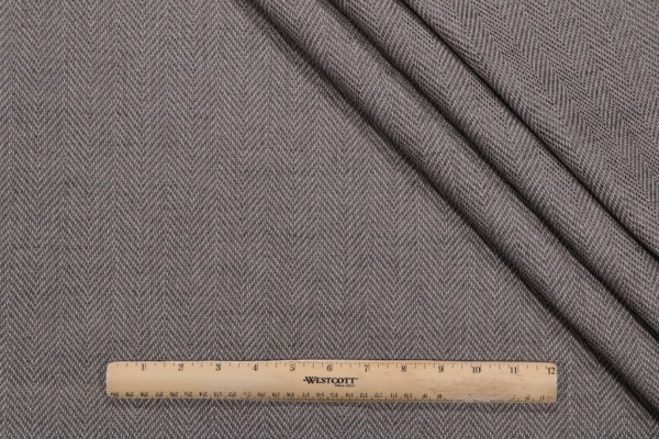 Thibaut Genoa Herringbone W74522 Woven Upholstery Fabric in Grey