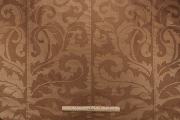 Thibaut Frotella Silk F91302 Silk Decorator Fabric in Brown 