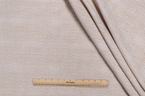 Lotte Woven Chenille Upholstery Fabric in Vanilla