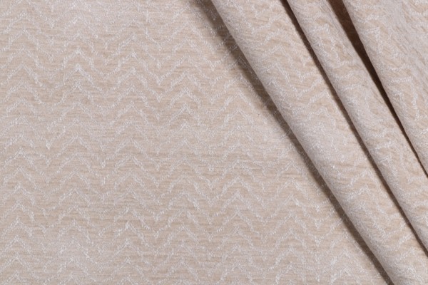 Lotte Woven Chenille Upholstery Fabric in Vanilla