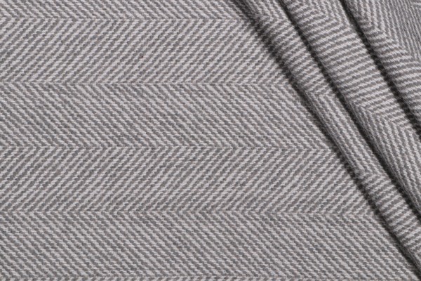 Dundas Woven Chenille Upholstery Fabric in Grey