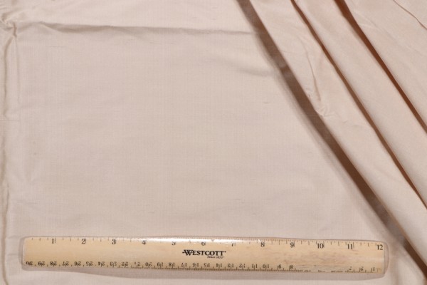 Amelia Silk Decorator Fabric in Vanilla