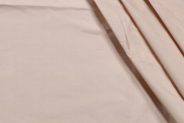 Amelia Silk Decorator Fabric in Vanilla
