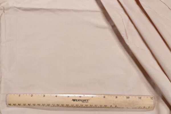 Amelia Silk Decorator Fabric in Vanilla