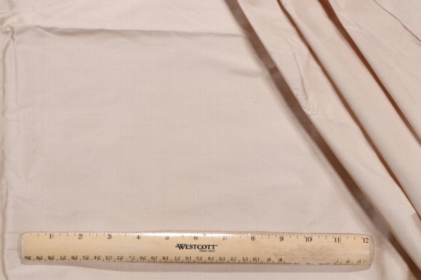 Amelia Silk Decorator Fabric in Vanilla