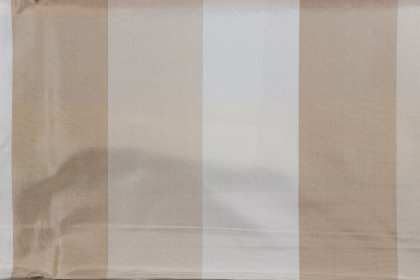 Click for 1.75 Yards Georgia Stripe Silk Decorator Fabric in Khaki Georgia Stripe Silk Decorator Fabric in Khaki