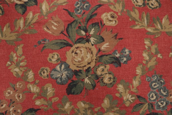 Thibaut Fairview F93823 Printed Drapery Fabric in Red