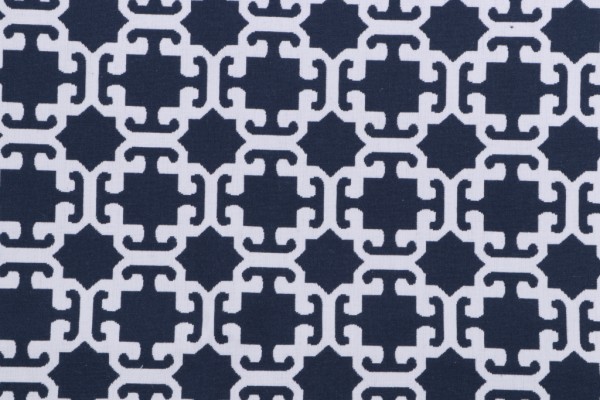Monserrat Woven Upholstery Fabric in Indigo