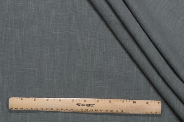 Origin Woven Linen Blend Decorator Fabric in Gulf