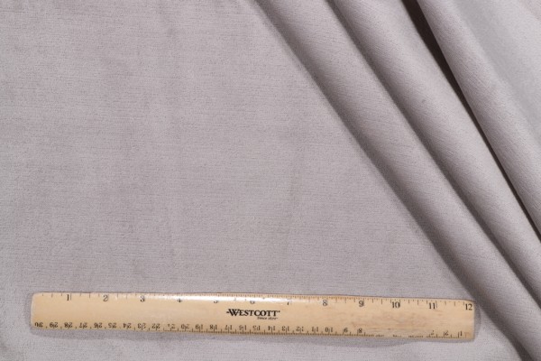 Hume Velvet Upholstery Fabric in Dove