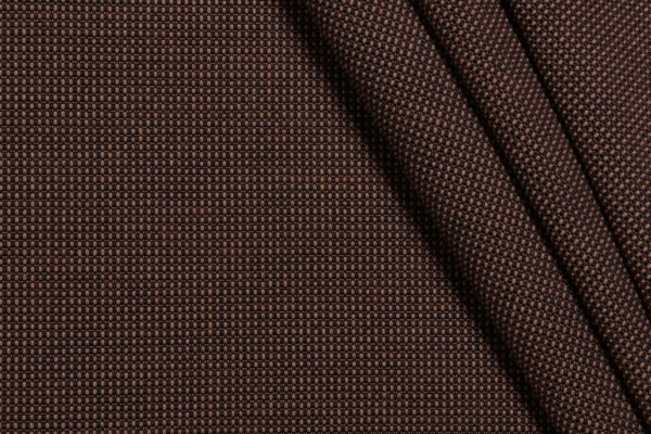 Grey Watkins Highlands Woven Upholstery Fabric in Mocha/Black for Scalamandre