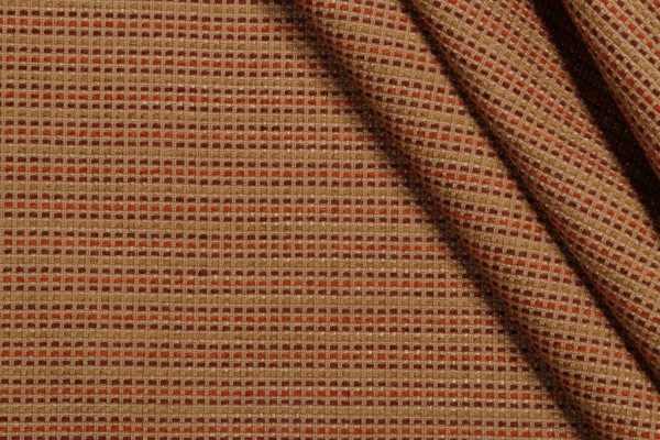 Scalamandre Avondale Point Woven Chenille Upholstery Fabric in Autumn