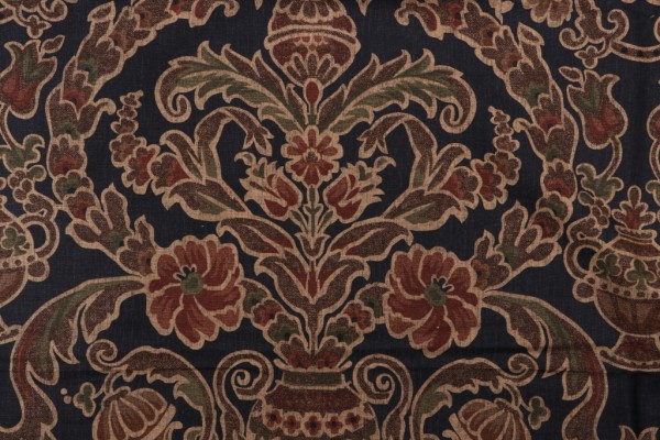 Thibaut Palisades F93828 Printed Drapery Fabric in Black