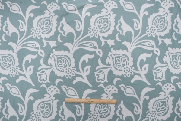 Click for 1.5 Yards Thibaut Bolton W8449 Reversible Polyester Outdoor Fabric in Aqua Thibaut Bolton W8449 Reversible Polyester Outdoor Fabric in Aqua