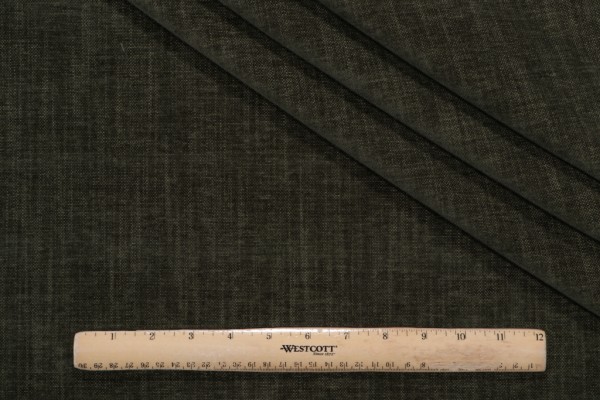 Sample of Kaufmann Jamboree Performance Chenille Upholstery Fabric in Olive 
