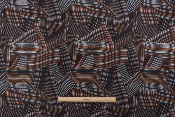 P Kaufmann Hoopla Woven Upholstery Fabric in Ebony 
