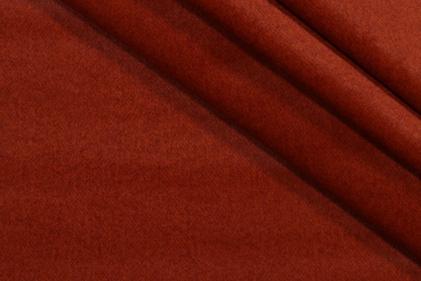 Sample of Kaufmann Monaco Performance Felt-Backed Velveteen Upholstery Fabric in Marmalade 