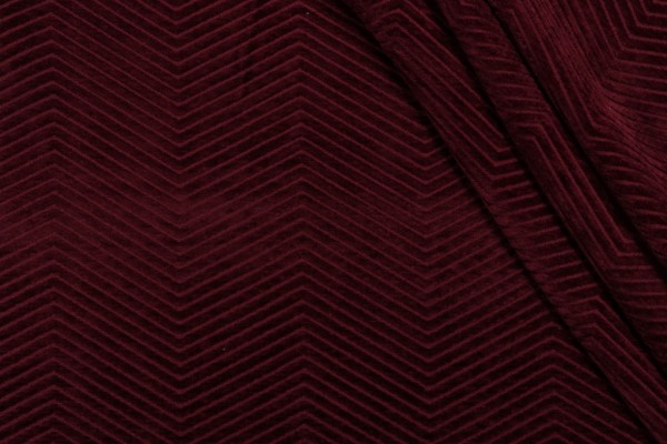 P Kaufmann Fall In Line Performance Woven Chenille Upholstery Fabric in Oxblood 