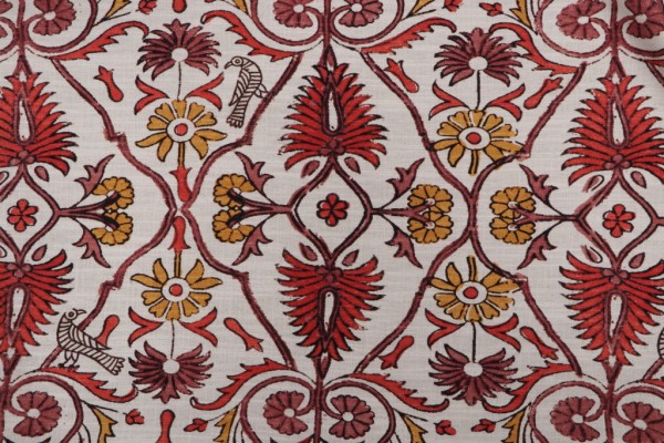 Kaufmann Sullana Printed Drapery Fabric in Cinnabar 