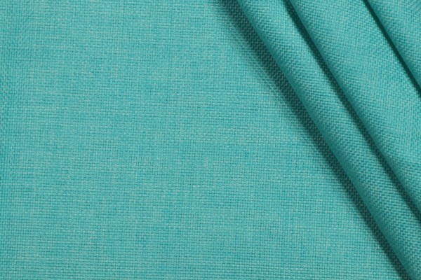 Conch Woven Polyester Outdoor Fabric in Seaglass