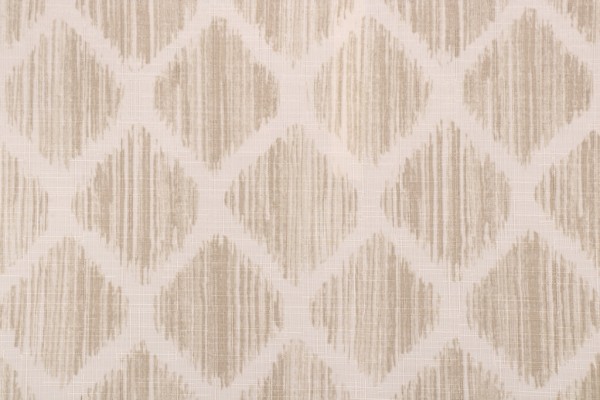 Richloom Brush Diamond Printed Polyester Outdoor Fabric in Tan