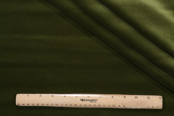 Sample of Kaufmann Taboo Velvet Upholstery Fabric in Kale 