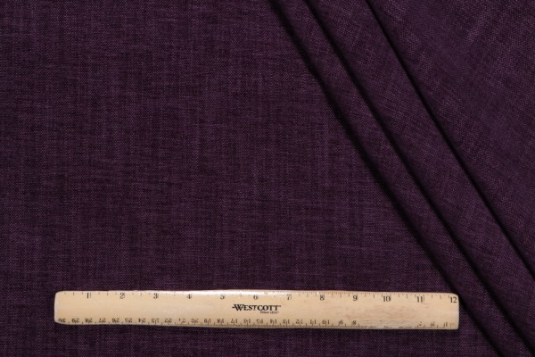 Sample of P Kaufmann Jamboree Performance Chenille Upholstery Fabric in Eggplant 