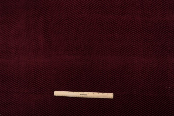 P Kaufmann Fall In Line Performance Woven Chenille Upholstery Fabric in Oxblood 