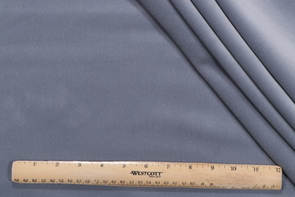 P Kaufmann Taboo Velvet Upholstery Fabric in Blue Smoke 