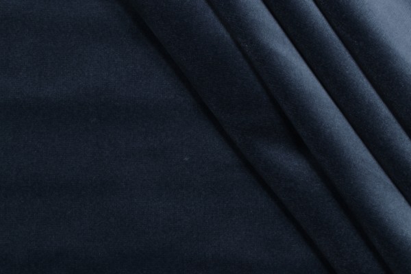 P Kaufmann Taboo Velvet Upholstery Fabric in Ink 